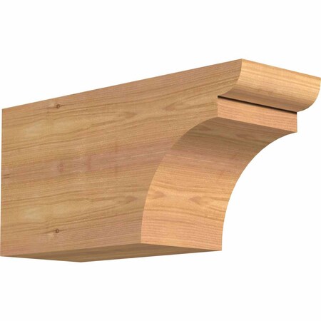 Ekena Millwork Yorktown Smooth Rafter Tail, Western Red Cedar, 5 1/2"W x 8"H x 16"L RFT06X08X16YOR00SWR